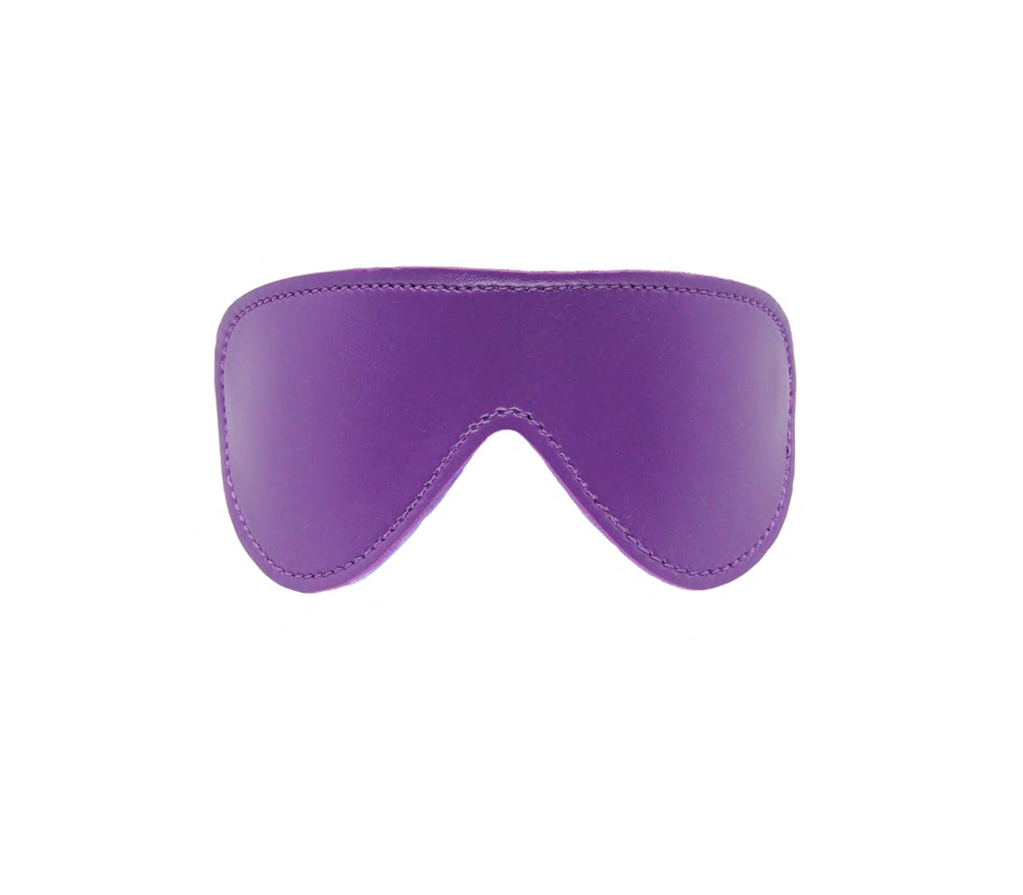 Berlin Baby Faux Leather Blindfold with Faux Fur Lining Purple Masks And Blindfolds