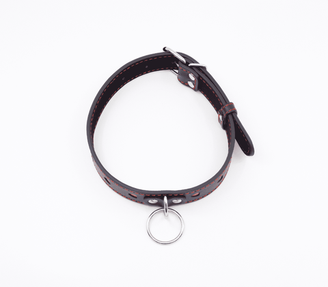 Berlin Baby Metallic Red Love Heart Collar - Collars and Leads