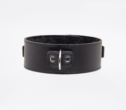 Berlin Baby Fur Lined PU Collar and Lead Set - Collars and Leads