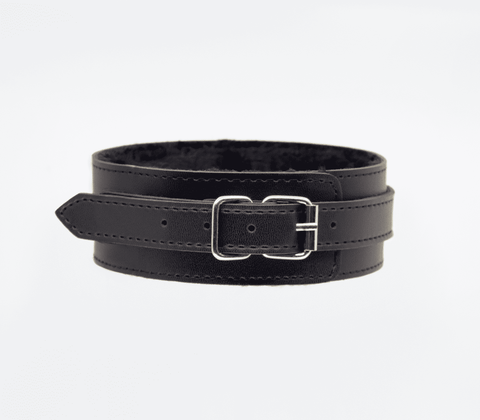Berlin Baby Fur Lined PU Collar and Lead Set - Collars and Leads