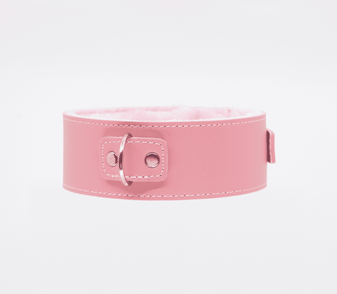 Berlin Baby Fur Lined PU Collar and Lead Set - Collars and Leads