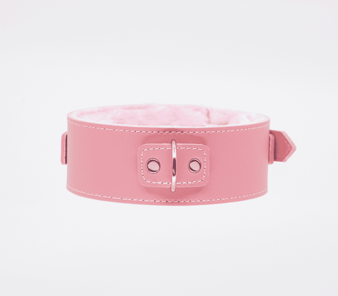 Berlin Baby Fur Lined PU Collar and Lead Set - Collars and Leads