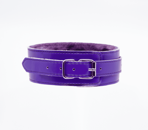 Berlin Baby Fur Lined PU Collar and Lead Set - Collars and Leads