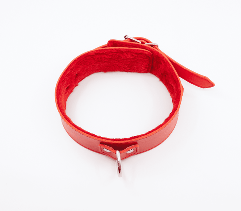 Berlin Baby Fur Lined PU Collar and Lead Set - Collars and Leads