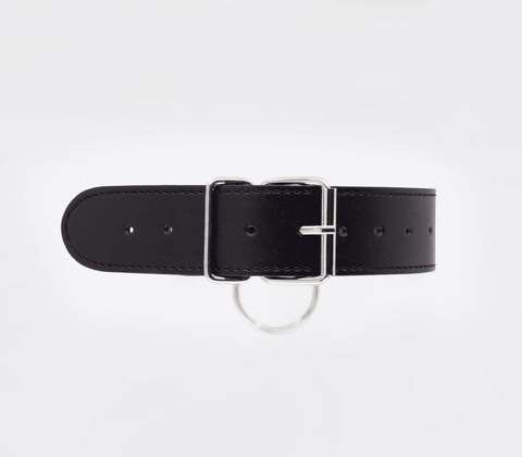 Berlin Baby Black Studded BDSM Play Collar - Collars and Leads