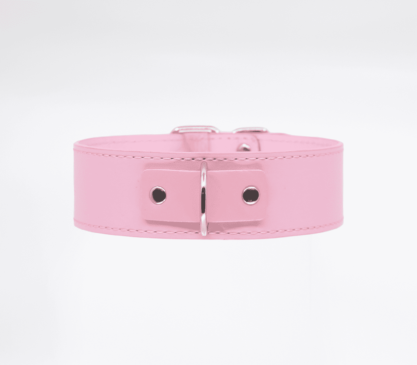 Berlin Baby BDSM Play Unlined PU Collar and Lead Pink Collars and Leads