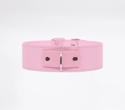 Berlin Baby BDSM Play Unlined PU Collar and Lead - Collars and Leads