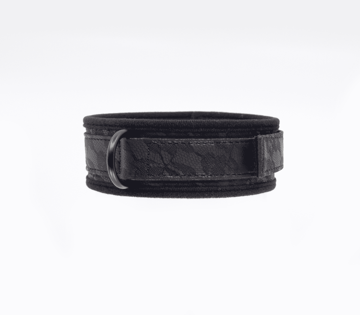 Berlin Baby Lace Printed BDSM Leather Collar Default Title Collars and Leads