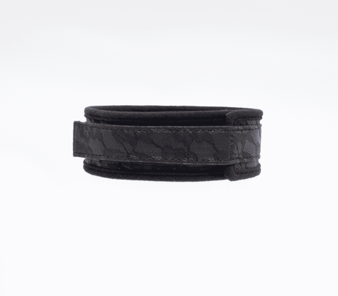 Berlin Baby Lace Printed BDSM Leather Collar - Collars and Leads