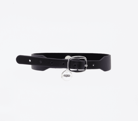 Berlin Baby Faux Flat Leather Cat Collar - Collars and Leads
