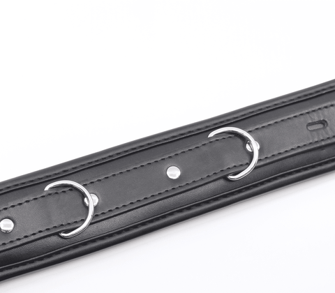 Berlin Baby Padded BDSM Collar With Lockable Buckle - Collars and Leads