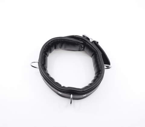 Berlin Baby Padded BDSM Collar With Lockable Buckle - Collars and Leads