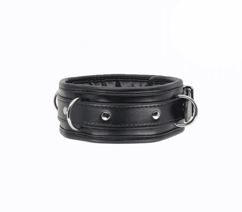 Berlin Baby Padded BDSM Collar With Lockable Buckle - Collars and Leads