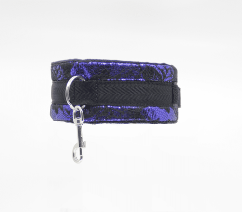 Berlin Baby Satin and Lace BDSM Play Collar - Collars and Leads