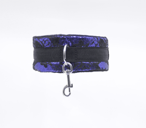 Berlin Baby Satin and Lace BDSM Play Collar - Collars and Leads