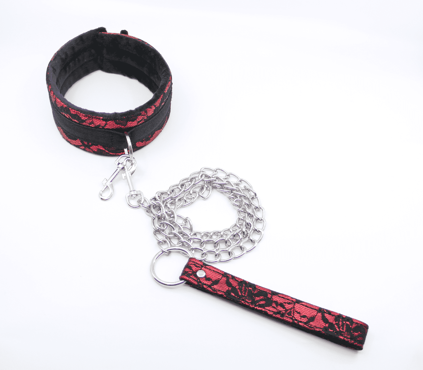 Berlin Baby Satin and Lace BDSM Play Collar Collars and Leads