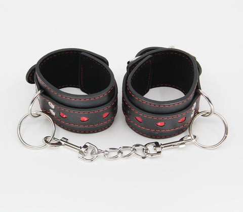 Berlin Baby Metallic Heart Bondage Wrist Cuffs - Cuffs And Restraints