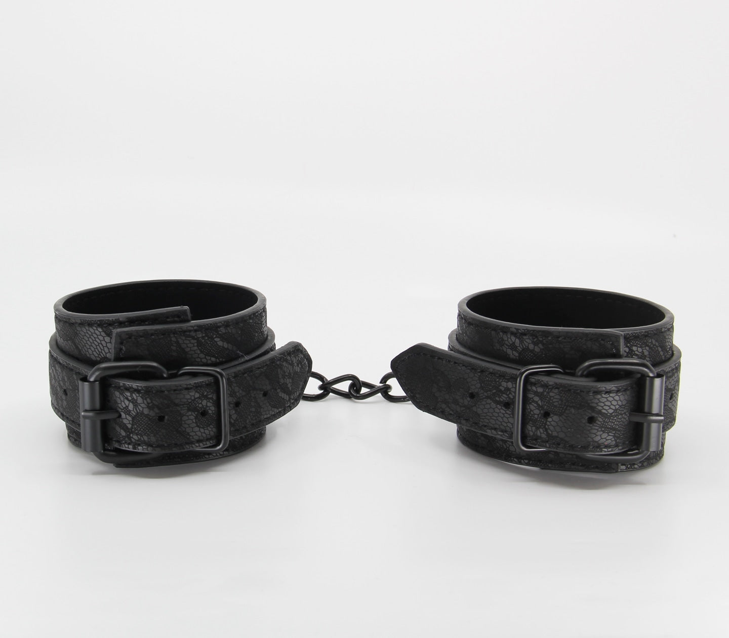 Berlin Baby Black Lace Printed Wrist Restraints Cuffs And Restraints