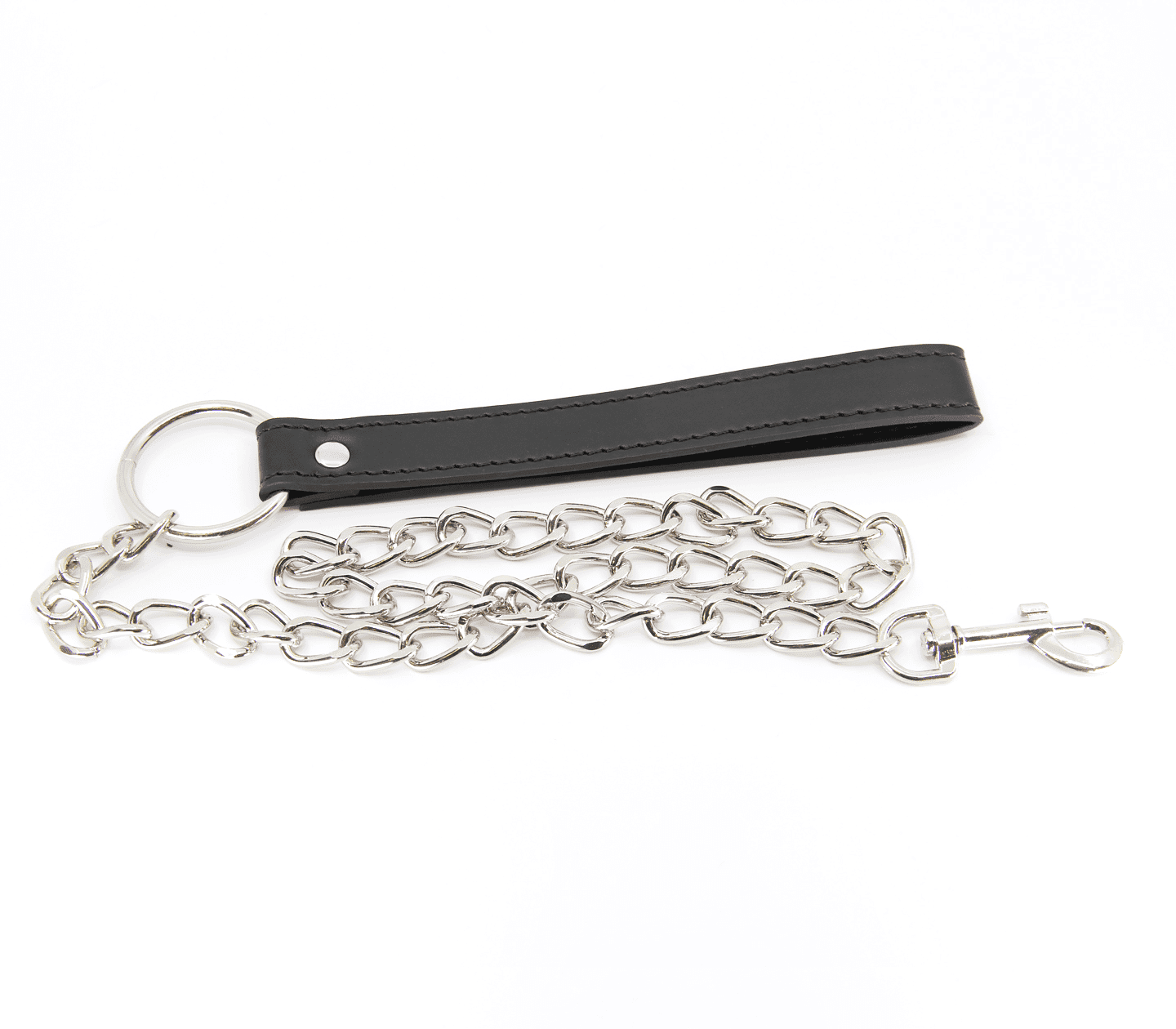 Berlin Baby Faux Leather Handle Chain Lead Collars and Leads