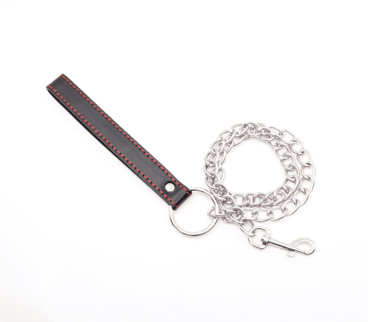 Berlin Baby Faux Leather Handle Chain Lead Collars and Leads
