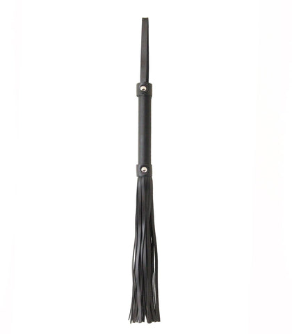 Berlin Baby Long Faux Leather Bondage Flogger - Whips And Crops