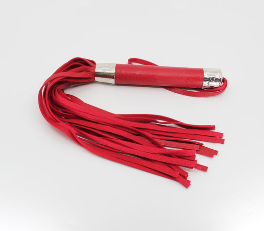 Berlin Baby Metal Tipped BDSM Play Heart Flogger Red Whips And Crops