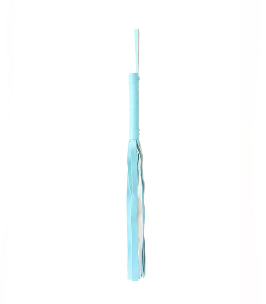 Berlin Baby Turquoise Blue Faux Leather Flogger Default Title Whips And Crops