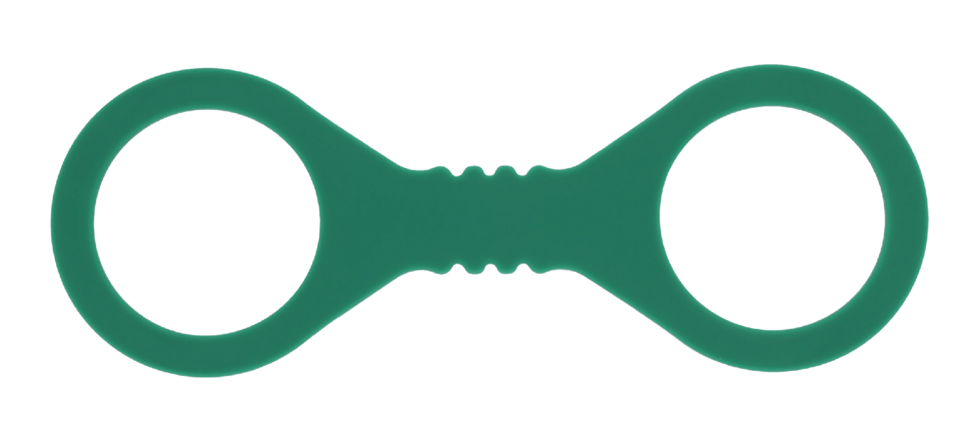 Sex & Mischief Indica Silicone Bondage Hand Cuffs Green - Cuffs And Restraints