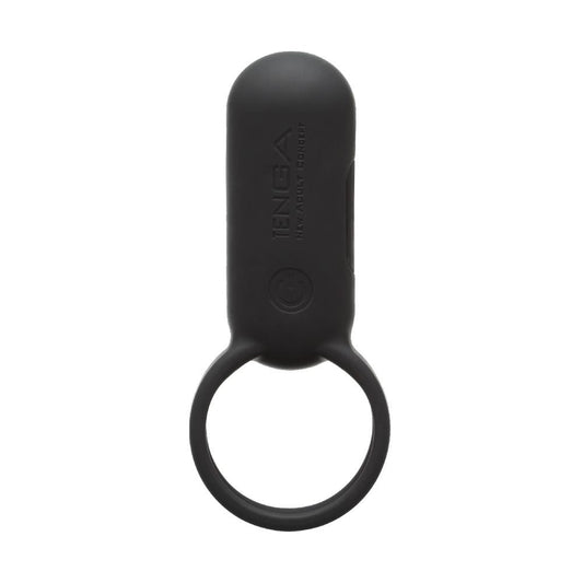 Tenga Smart Mens Pleasure Vibrating Cock Ring Black Vibrating Cock Rings