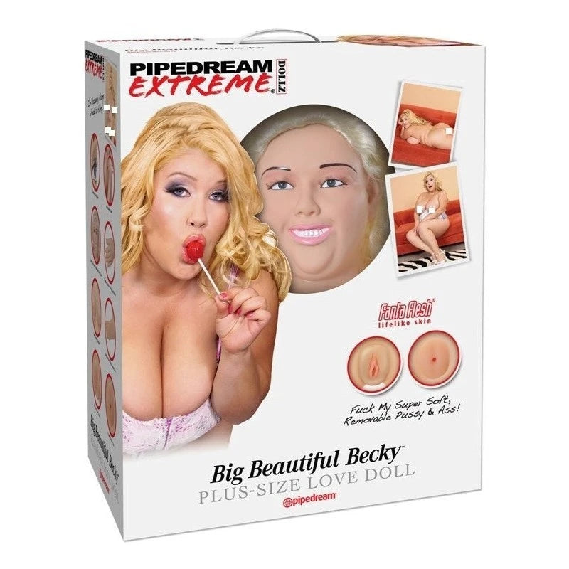 Pipedream Extreme Dollz Big Beautiful Becky Sex Doll Masturbators and Strokers