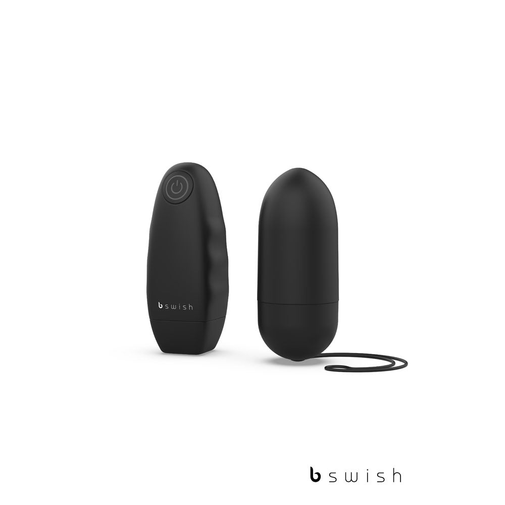 B Swish Bnaughty Classic Unleashed Vibrating Bullet with Wireless Remote Control Black Bullet Vibrators