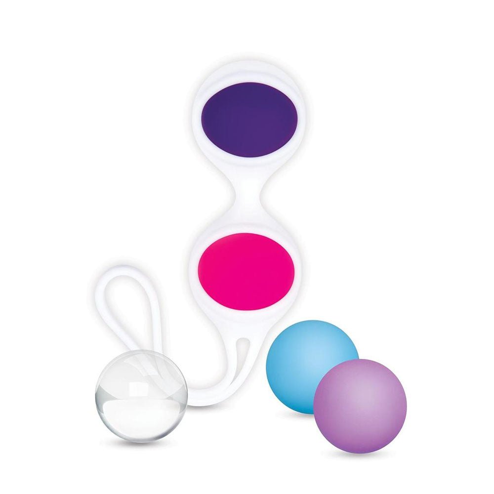 Bodywand Squeeze Mix & Match Coloured Weighted Kegel Balls Set Love Eggs and Kegel Exercisers