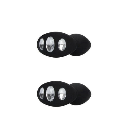 OUCH! Large Diamond Butt Plug With Handle - Butt Plugs