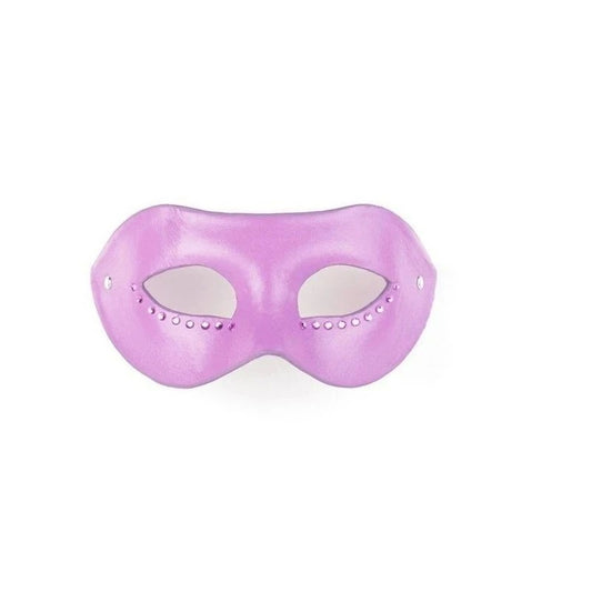 Shots Toys - Luxurious Leather Diamond Mask for Naughty Fun - Butt Plugs