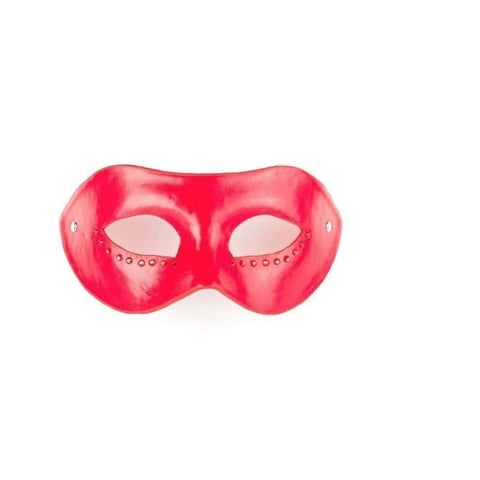 Shots Toys - Luxurious Leather Diamond Mask for Naughty Fun - Butt Plugs