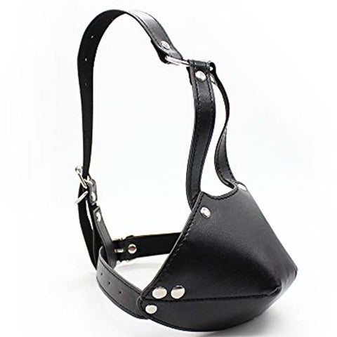 Thin Bondage Face Harness & Ball Gag - Bondage Gags and Bits