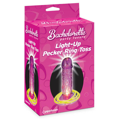 Bachelorette Party Favors Light Up Pecker Ring Toss Game - Bachelorette and Bucks