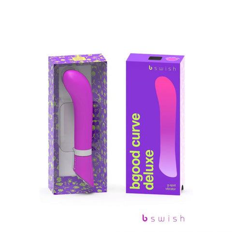 B Swish Bgood Curve Deluxe Multi Function G Spot Vibrator Violet - G-Spot Vibrators