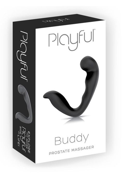 Playful Buddy Vibrating Prostate Massager Black Prostate Sex Toys