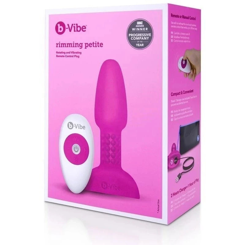 Discreet Rimming Pleasure - B-Vibe Petite Plug Butt Plugs