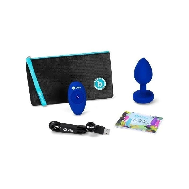 B-Vibe Vibrating Jewel Plug - Pleasure and Comfort in a Stylish Design Butt Plugs