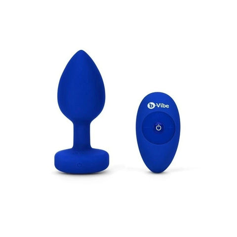 B-Vibe Vibrating Jewel Plug - Pleasure and Comfort in a Stylish Design - Butt Plugs