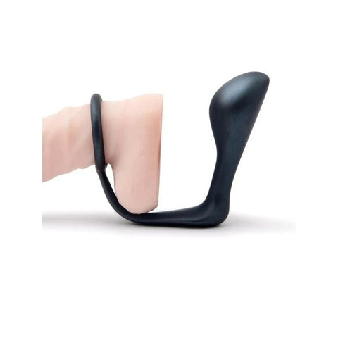 Dual Pleasure Powerhouse - B-Vibe Ringer Cock Ring and Prostate Plug - Butt Plugs