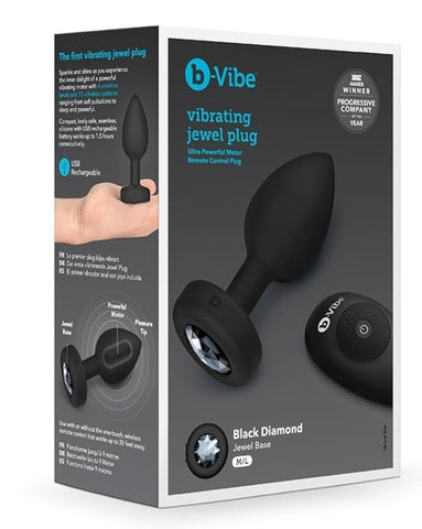 b-Vibe Vibrating Jewels Remote Control Plug M/L - Butt Plugs