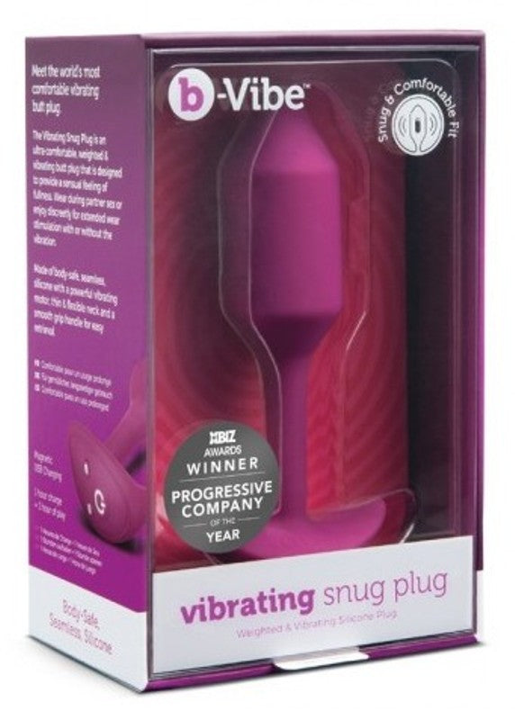 b-Vibe Vibrating Snug Plug Medium - Butt Plugs