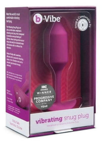 b-Vibe Vibrating Snug Plug Medium - Butt Plugs