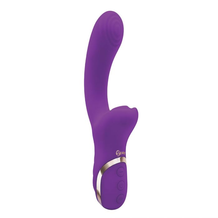 Bodywand G Play Dual Stimulator Squirt Trainer Air Pulsation Rabbit Vibrator Purple Rabbit Vibrators