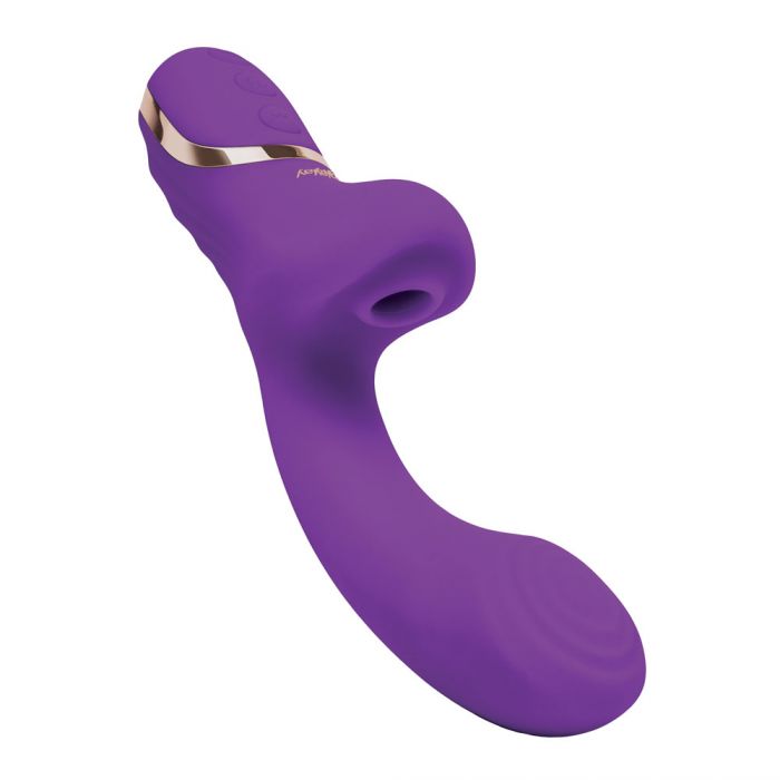 Bodywand G Play Dual Stimulator Squirt Trainer Air Pulsation Rabbit Vibrator Purple Rabbit Vibrators