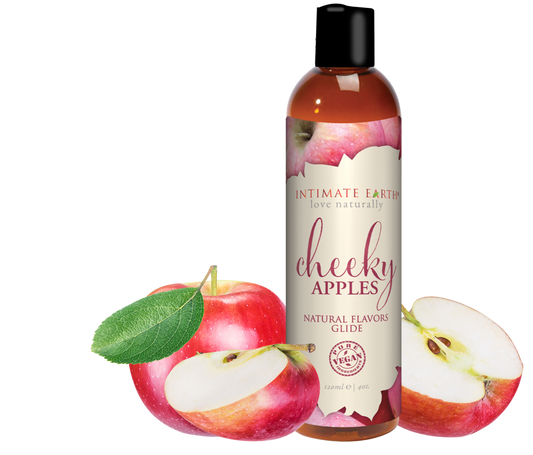 Intimate Earth Cheeky Apples Natural Flavors Glide 120ml - Water Based Lubes