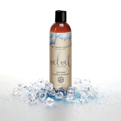 Intimate Earth Velvet Touch Silicone Glide and Massage 60ml - Silicone Based Lubes
